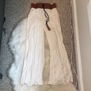 Altar’d state white flowy pants